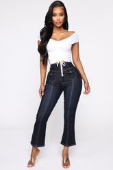 Love On The Brain High Rise Jeans - Dark Denim Ins Street